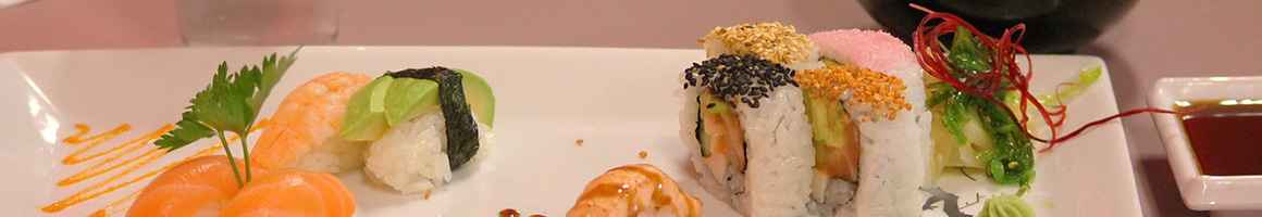 Eating Chinese Sushi at Sushi KO restaurant in Peoria, IL.